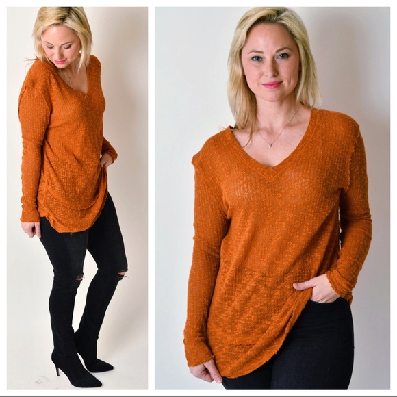 FREE PEOPLE PULLOVER LONG SLEEVES TUNIC TOP A2C - Picture 9 of 16